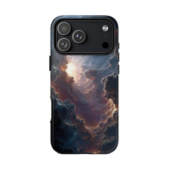 Creation Cosmic Surreal Clouds Dreamy Design iPhone Case 17 16 15 14 13 12 11 Pro Max