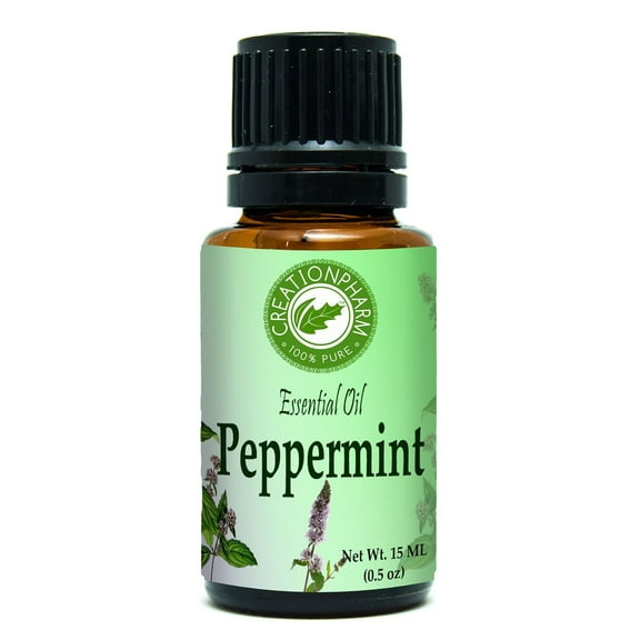 Creation Pharm Peppermint Essential Oil - Mentha Piperita - 15 ml- Aceite Esencial De Menta Aromatherapy staple