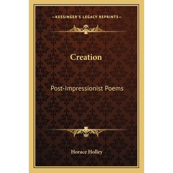 Creation : Post-Impressionist Poems (Paperback)