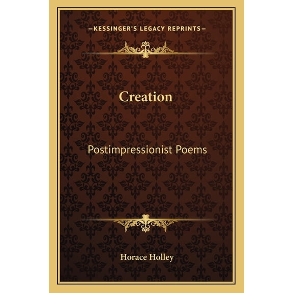 Creation : Postimpressionist Poems (Paperback)