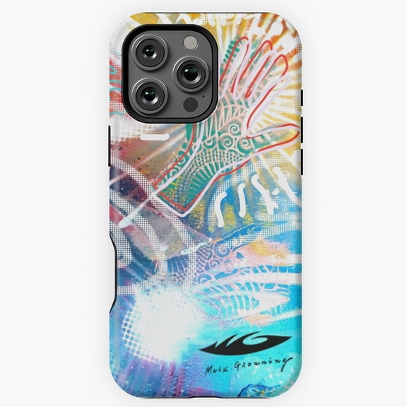 Creation Ray Abstract Light Art Phone Case for iPhone 16 15 14 13 12 11 Pro Max