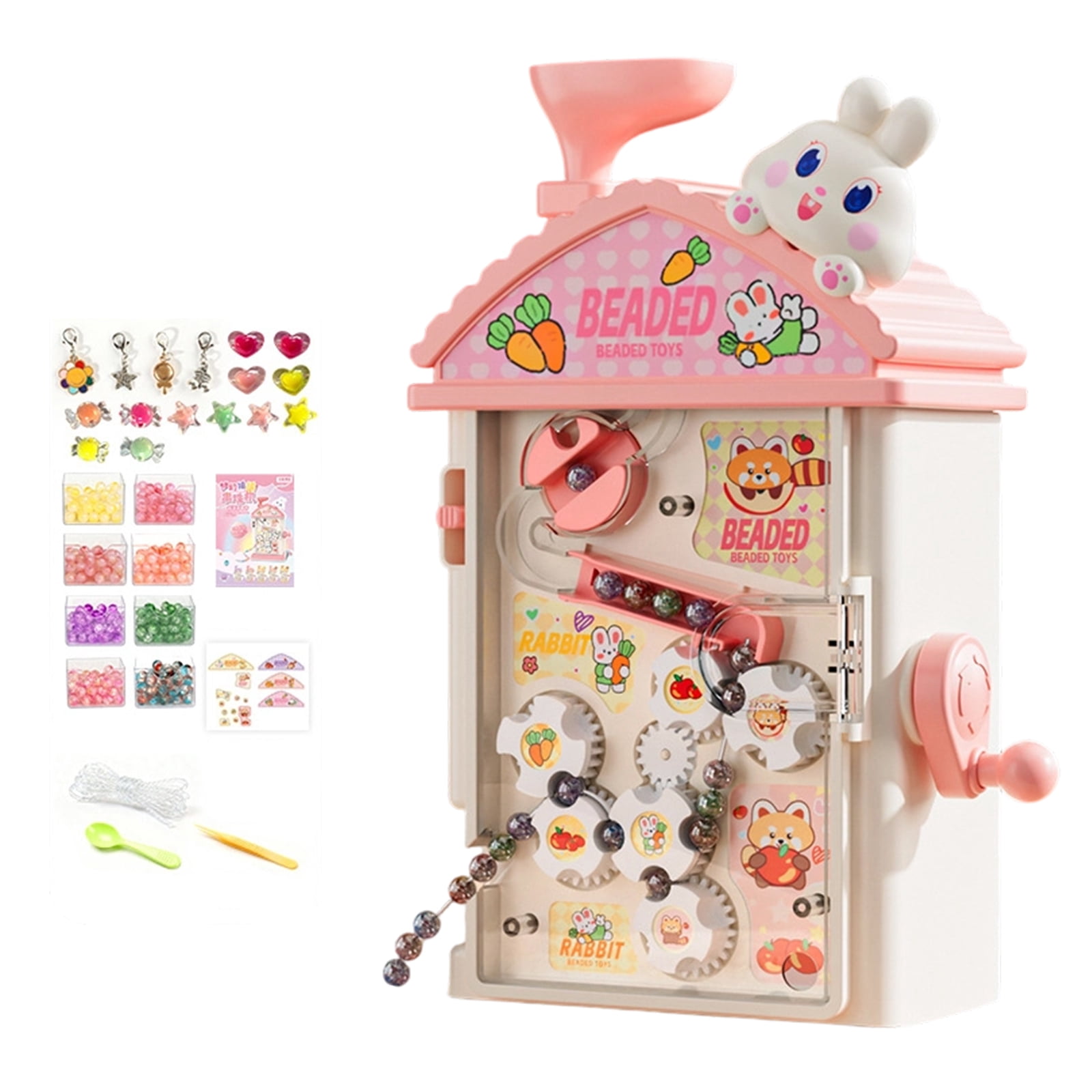 Creation Set Automatic Bead Stringing Machine 400 Beads For Kids Craft Activity Educational