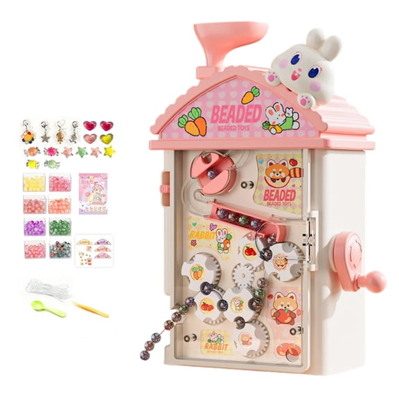 Creation Set Automatic Bead Stringing Machine 400 Beads For Kids Craft Activity Educational