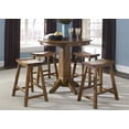 thumbnail image 1 of Creations Multi 24 Inch Sawhorse Counter Stool - Tobacco (RTA), 1 of 6