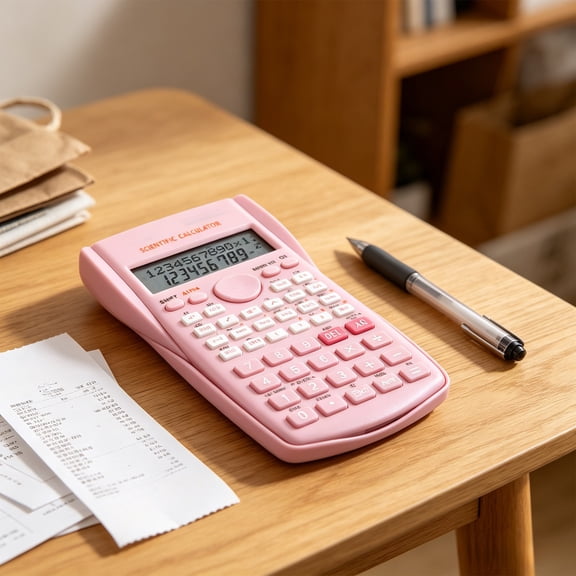 Creatitoy Color 82MS Scientific Calculator, 240 Functions 2-Line Display Pocket Calculator with Slide Cover for Student Exam Study