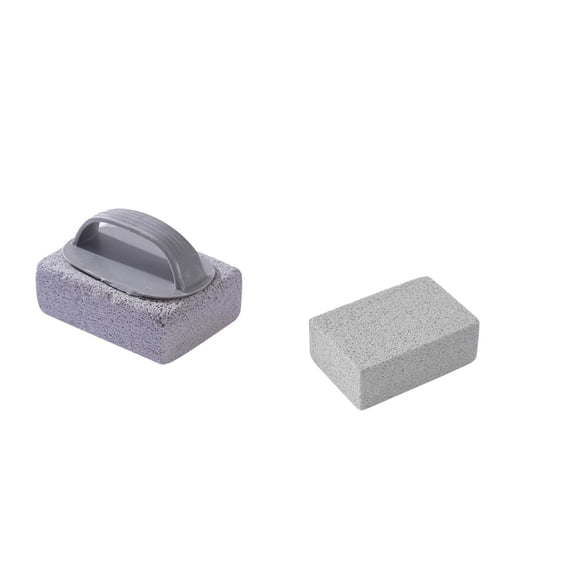 Creatitoy Pumice cleaning block with ergonomic handle. Powerful for removing rust, limescale and hard water stains. Multi-purpose cleaner for toilet, tiles, furniture and various home surfaces.