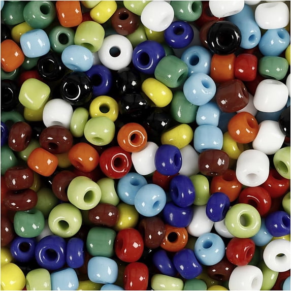 Creativ Perles de rocaille, Verre, Coleurs Assorties, Taille unique
