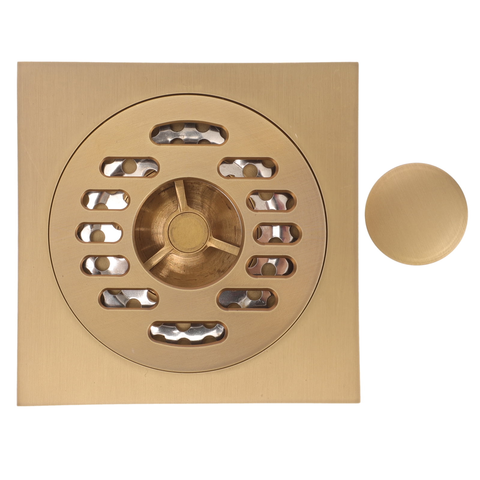 Creative 10CM Floor Drain Square Shower Floor Drainer Bathroom Tile ...