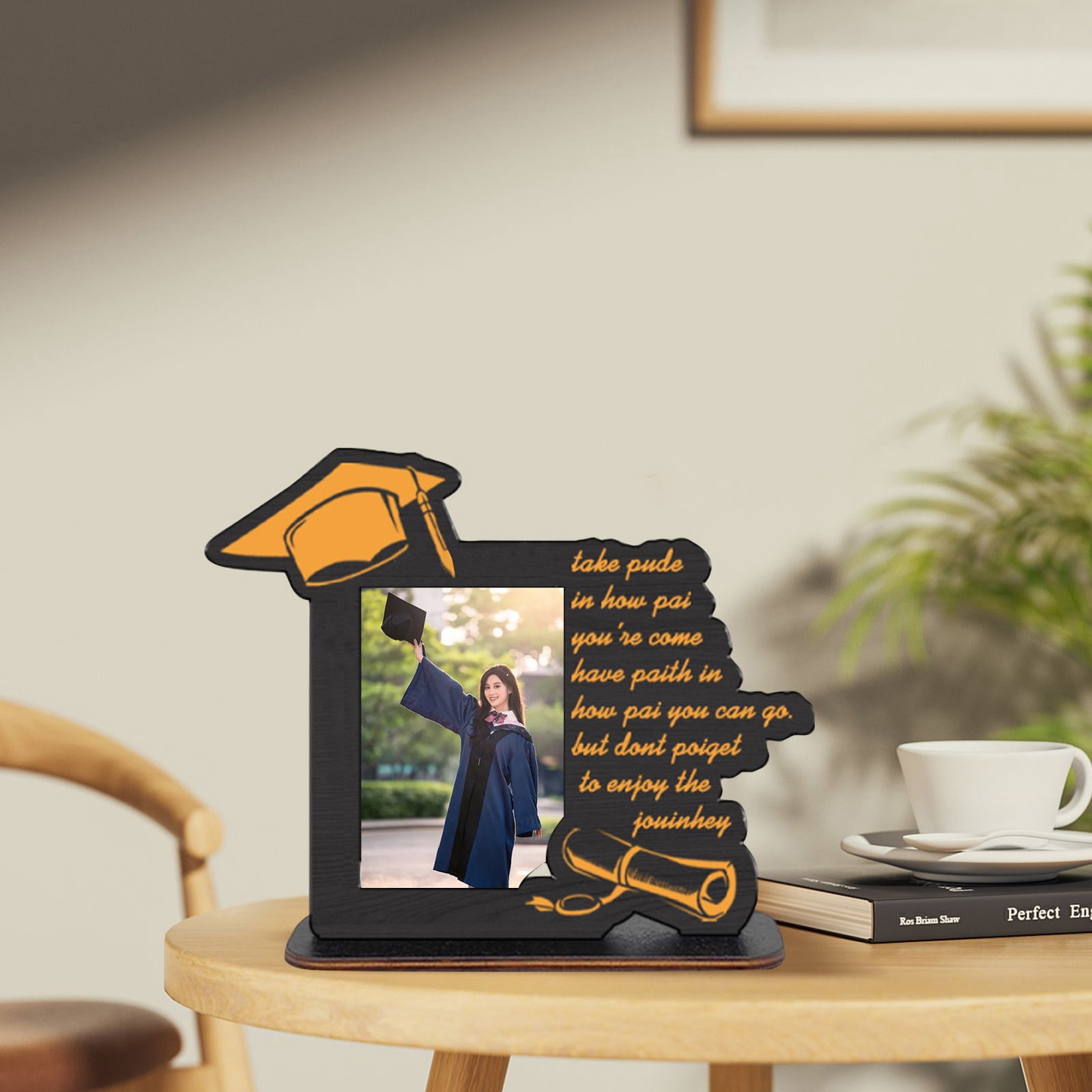 Creative 2025 Wooden Graduation Picture Frame Graduation Photo Frame ...