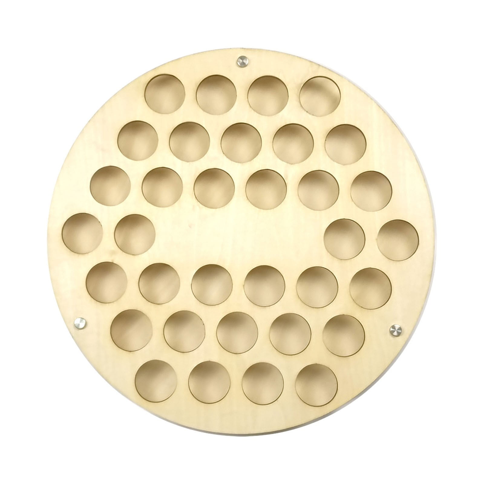 Creative 34 Hole Circular Stand Display Stand Wooden Decoration ...