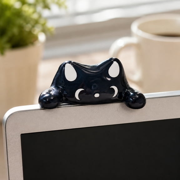 Creative 3D Craft Figurine Computer Monitor Decor, Car Central Control Screen and TV Decorations, Personalized Animal Collectible Figurines, Monitor Decor for Home, Office, Car Decoration
