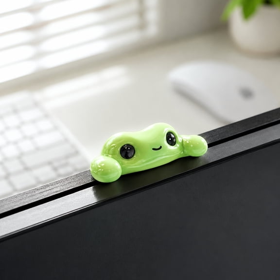 Creative 3D Craft Figurine Computer Monitor Decor, Car Central Control Screen and TV Decorations, Personalized Animal Collectible Figurines, Monitor Decor for Home, Office, Car Decoration