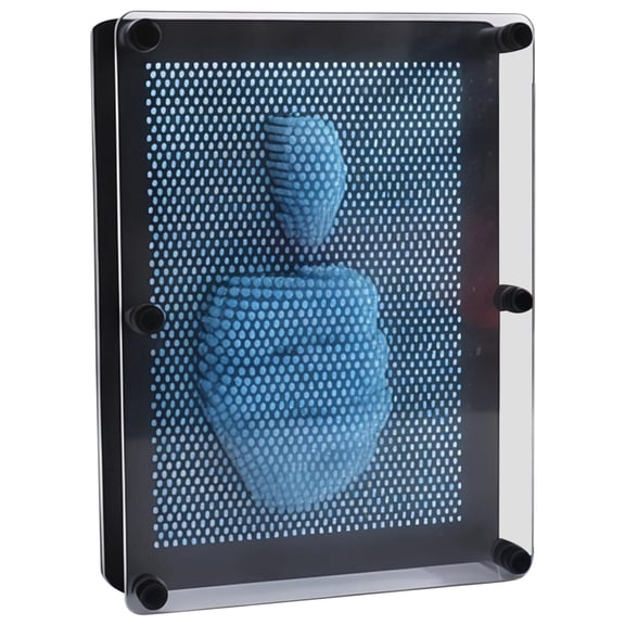 Creative 3D Pin Art Sculpture Toy, Customizable Hand Impression, Interactive Plastic and Acrylic Art Gift