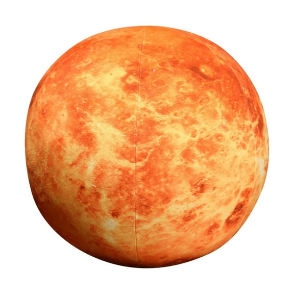 Creative 3D Planet Simulation Toy Sun Mars Moon Plush Pillow Cute Mini Home Decoration Sofa Throw Pillows Soft Stuffed Cushion, Multi Style And Size Options