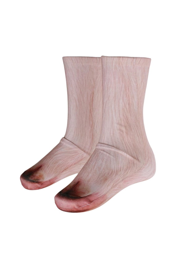 Creative 3D Printed Funny Women Men Gift Animal Claw Printed Paw Adult Crew Socks