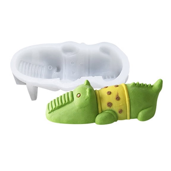 Creative 3D Silicone Cake Mould Animal Moulds Bear Dog Hippo for Crocodile Dolphin Rabbit Shaped Jelly Moulds Heat R
