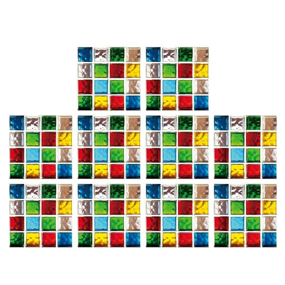 Creative 3D Tile Stickers for Floor and Wall, DIY Waterproof Self-Adhesive Floor and Wall Decals, Removable Plane Wallpaper for Kitchen Bathroom Room Makeover