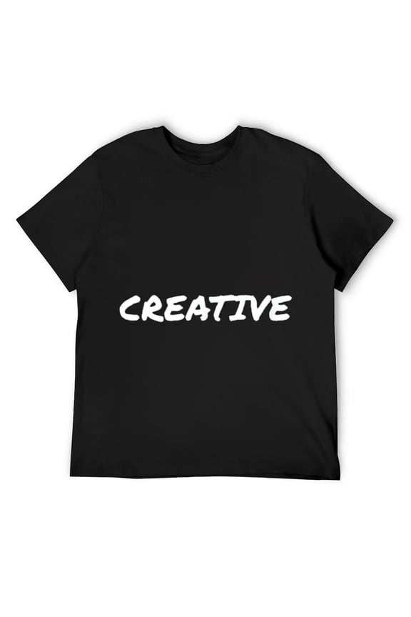 Creative A Tee That Says Creative for Men T-Shirt Black