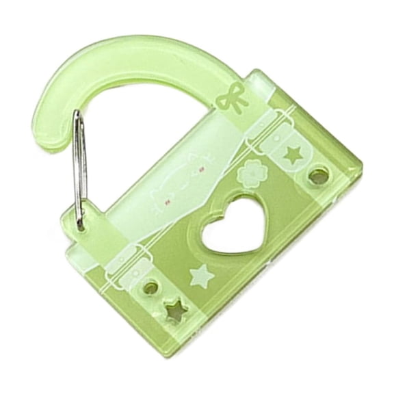 Creative Acrylic Hollow Out Keychain Bag Charm Cute Cartoon Design For Purse Backpack