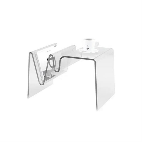 Creative Acrylic Sofa Small Side Coffee Table Library Furniture Living Room Storage Bookshelves Transparent Small Tea Tables