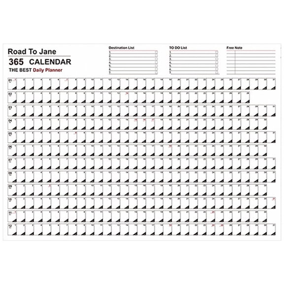 Supvox Multipurpose 2023 Wall Calendar Planner with Clear Printing and Stylish Home Calendar Adornment