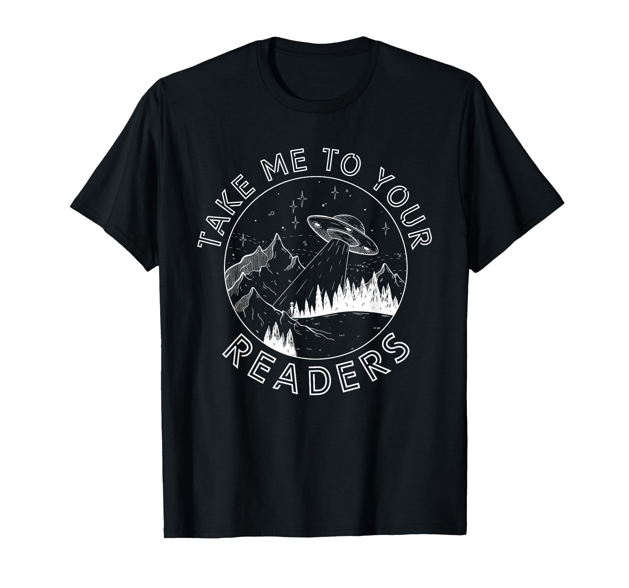 T-shirt 'I Want To Believe' X-Files - Design UFO, Coton, Unisexe, Marque Gildan