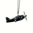 thumbnail image 1 of Creative And Cute Sun-powered Airplane Car Rearview Mirror Pendant, Suitable For Both Men And Women, With A Rotating Design., 1 of 6
