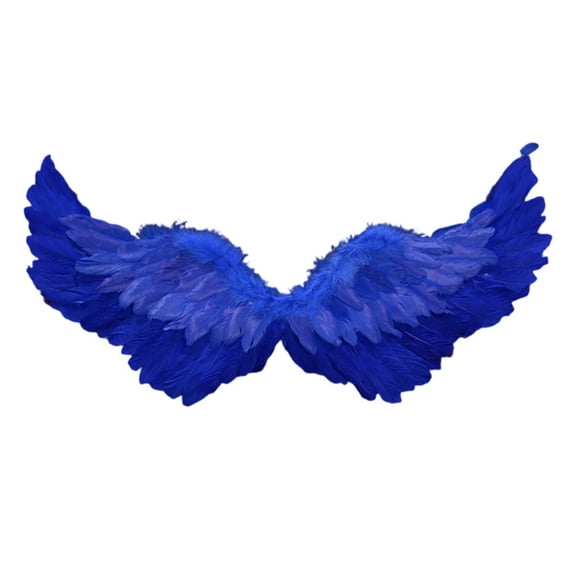 Creative Angel Feather Wings with Elastic Straps Bright Color Lightweight Wings Photography Props Christmas Halloween Supplies