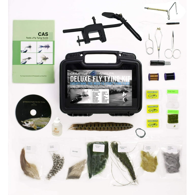 Creative Angler Deluxe Fly Tying Kit for Tying Flies. Our Most