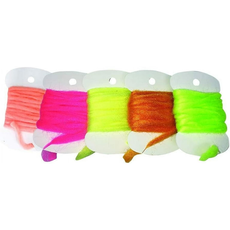 Creative Angler Glo Bug Yarn Fly Tying Materials - Fly Tying Thread for  Tying Flies - Fly Fishing Accessories Great for Your Fly Fishing Kit - Many