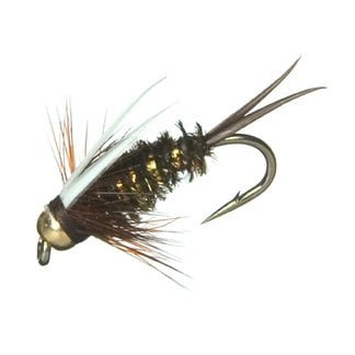 Creative Angler Gold Bead Prince Nymph Fly Fishing Flies. 1 Dozen Flies in a Variety of Sizes