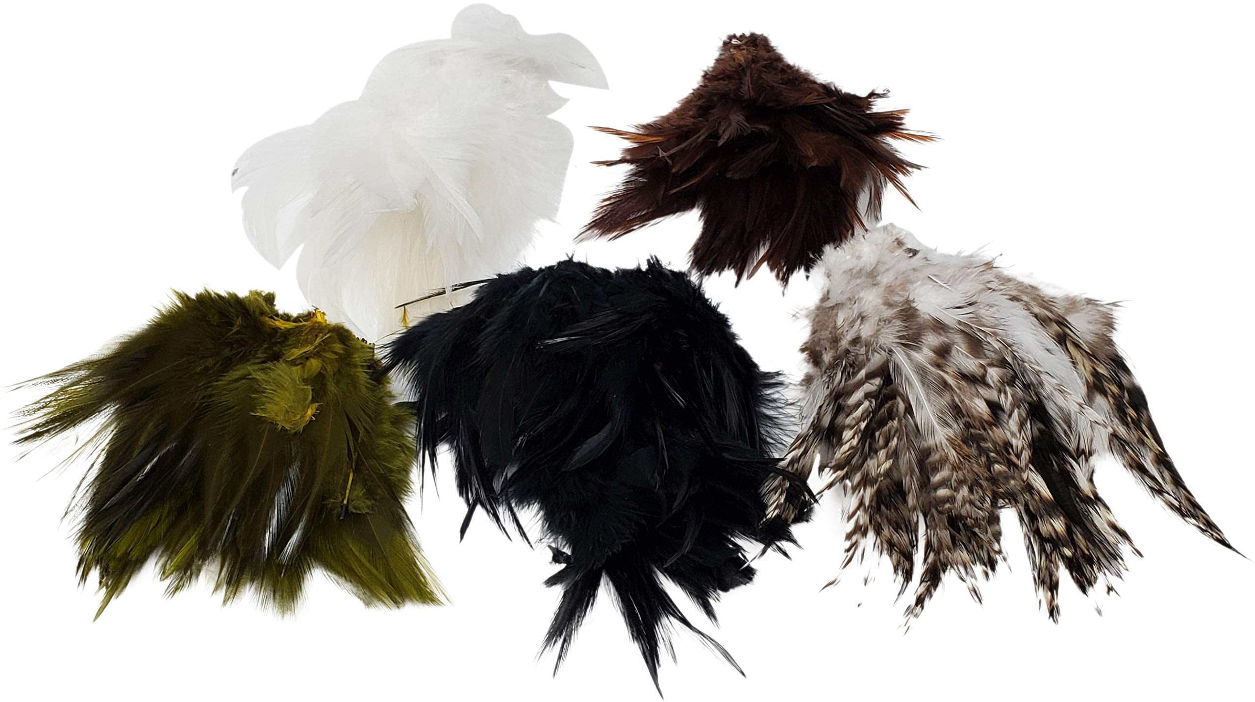 Duck Feather Assortment/cruelty Free Feathers/humane Craft Feathers/feathers  for Crafts/feathers for Hats/feathers for Hair/fly Tying/30 Ct. 