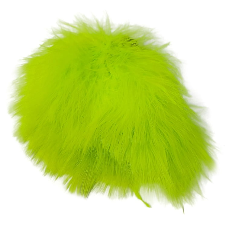 Creative Angler Strung Marabou Bird Feathers for Tying Fly Fishing Flies - Fly  Tying Accessories - Perfect Choice for Tail & Wings and Easy to Tie On The  Lure - Approximately 0.3 Ounces (Chartreuse) 