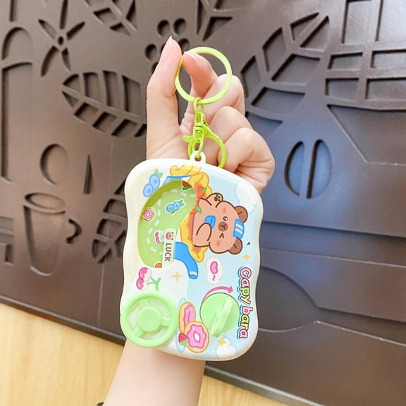 Creative Animal Car Game Console Keychain - Unique Cartoon Bag & Car Accessory, Fun Decompression Toy, Perfect Christmas & Thanksgiving Gift