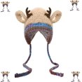 thumbnail image 1 of Creative Antler Hat & Bag 2-in-1 Festive Christmas Antler Hat, 1 of 9