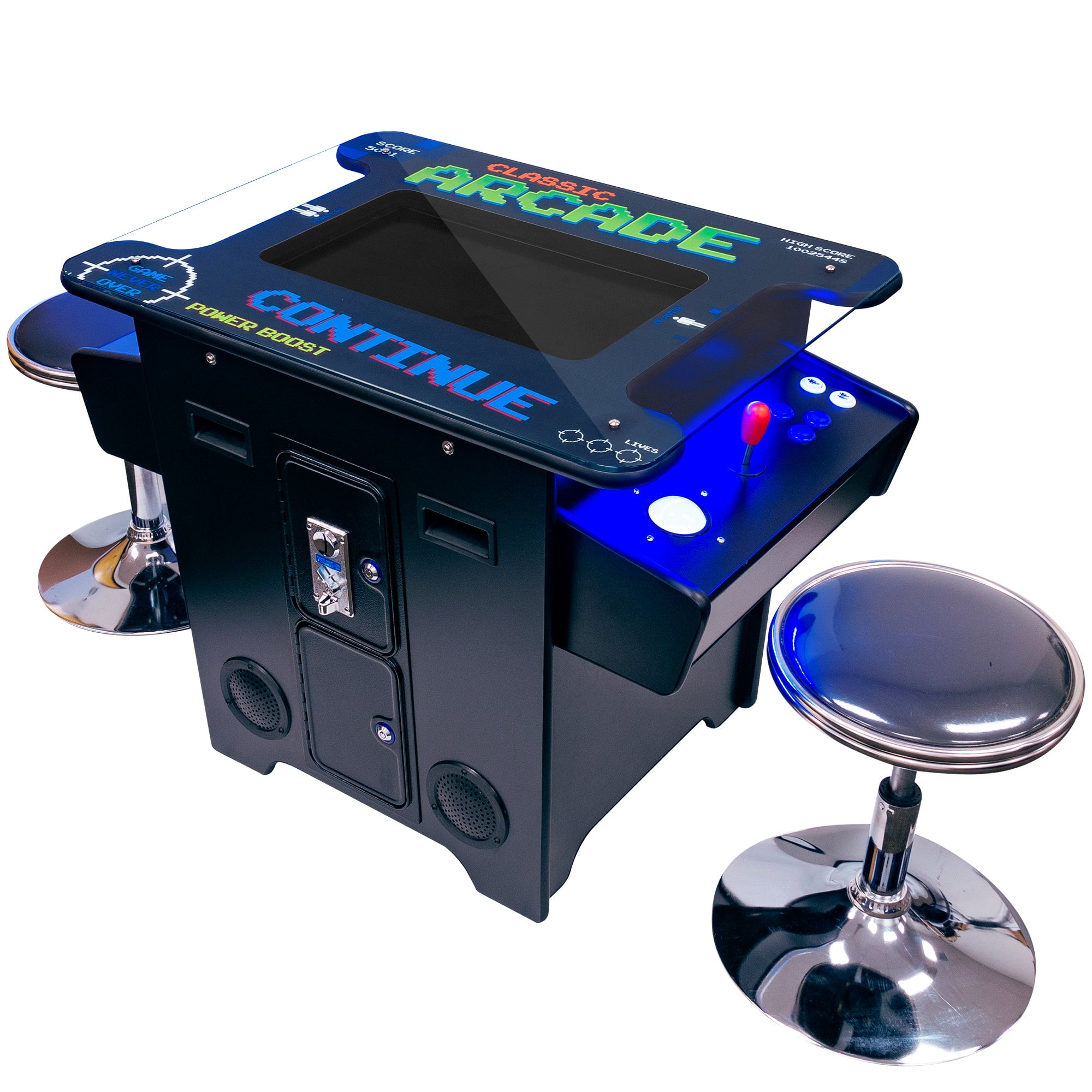 Creative Arcades 2 Player Cocktail Arcade Machine w/ Trackball, 60