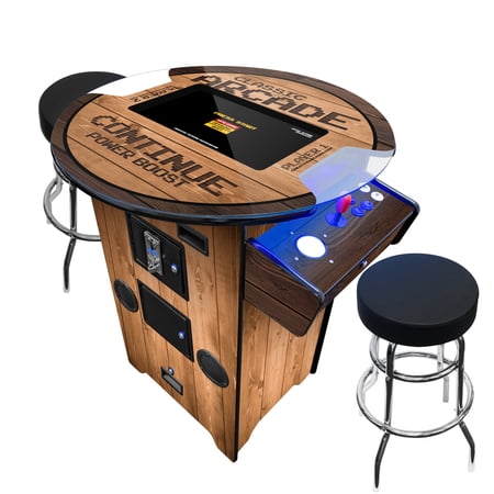 Creative Arcades 2 Player Commercial Tall Pub Table Arcade w/ Trackballs, 24" LCD Screen, 412 Games
