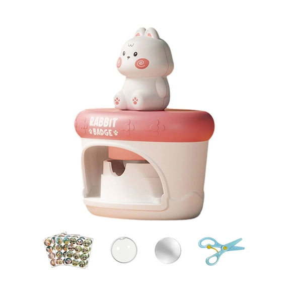 Creative Art Badge Machine Badges Press Maker Kits For Kids Customizable Pins of Home and Classroom Activity Fun