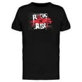 thumbnail image 1 of Creative Art Rock N Roll T-Shirt Men -Image by Shutterstock, Male 3X-Large, 1 of 2