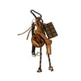 thumbnail image 1 of Creative Bagel Chocolate Bag Charm Rope Keychain Accessory Lightweight Practical Bags Pendant for Backpacks and Keys, 1 of 9