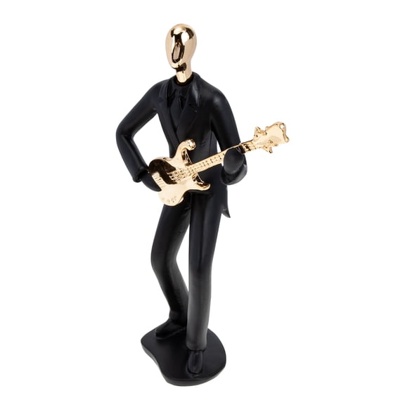 Creative Band Model Decor Music Performance Trophy Figurine Player Office Black