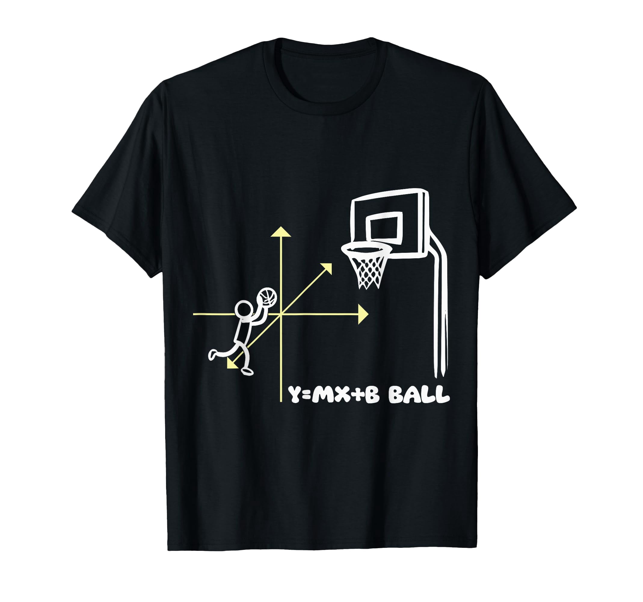 Creative Basketball Math Equation T-Shirt for Sports Enthusiasts and ...
