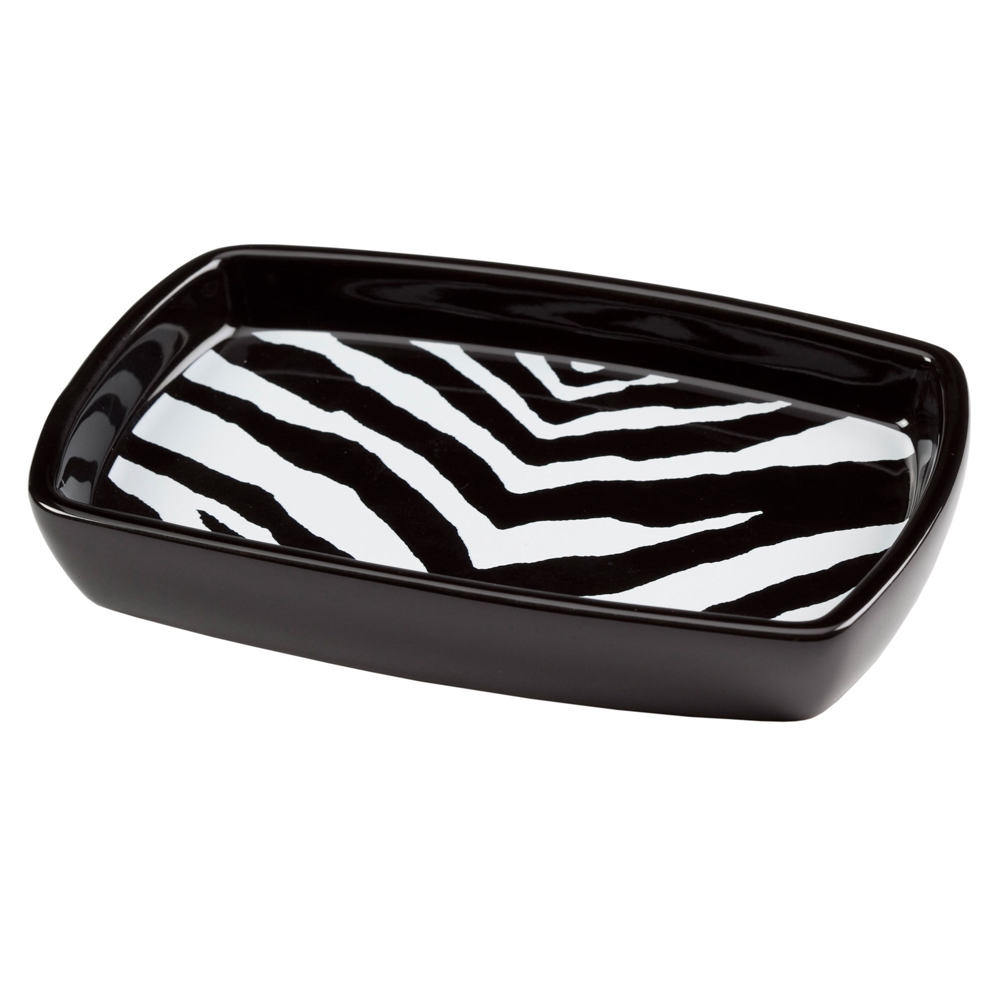 Creative Bath Products, Inc. Zebra Print Bathroom Set