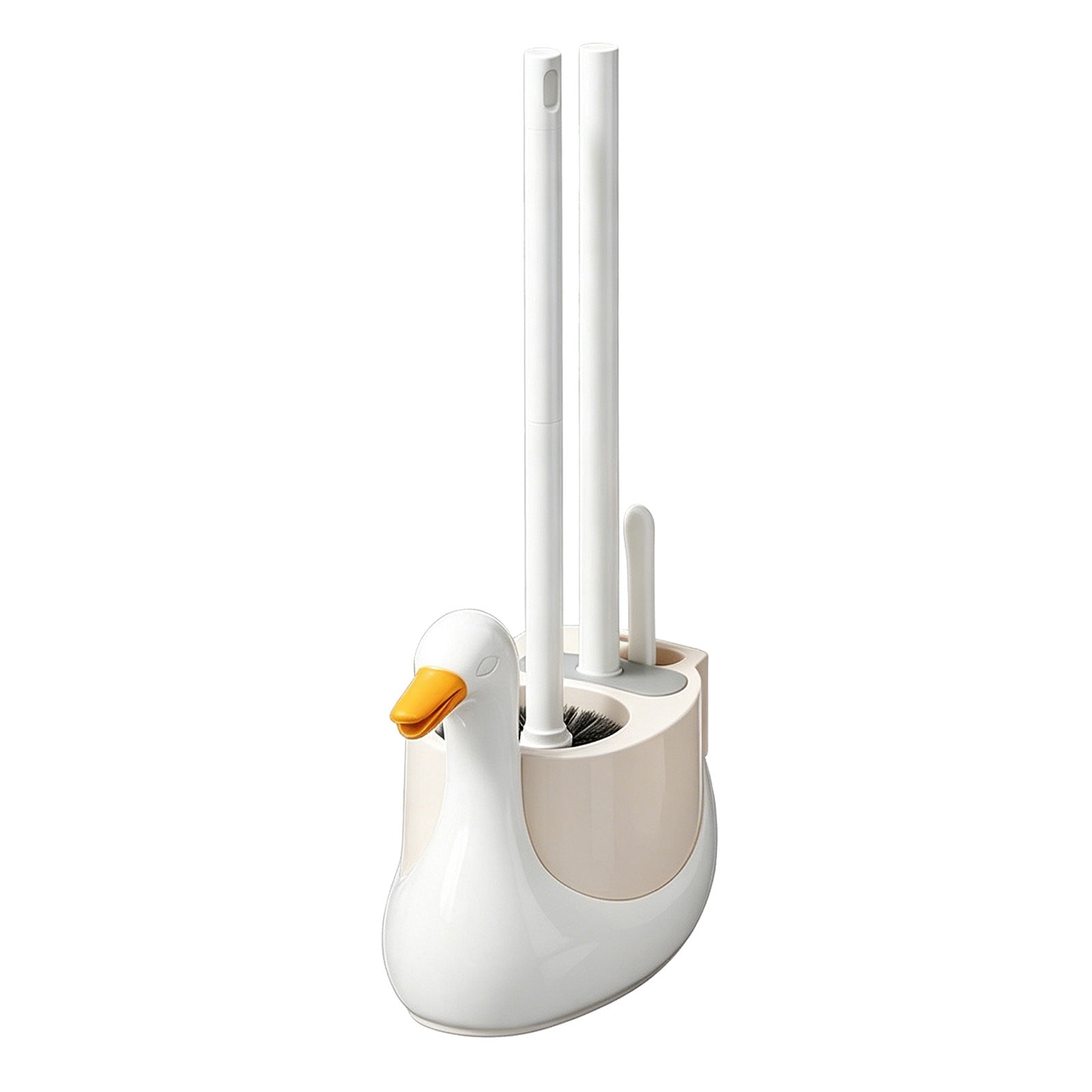 Creative Bathroom Toilet Cleaning Brush with Wall Mountable Base Space Saving Toilet Bowl Brush Cleaner Easy to Use