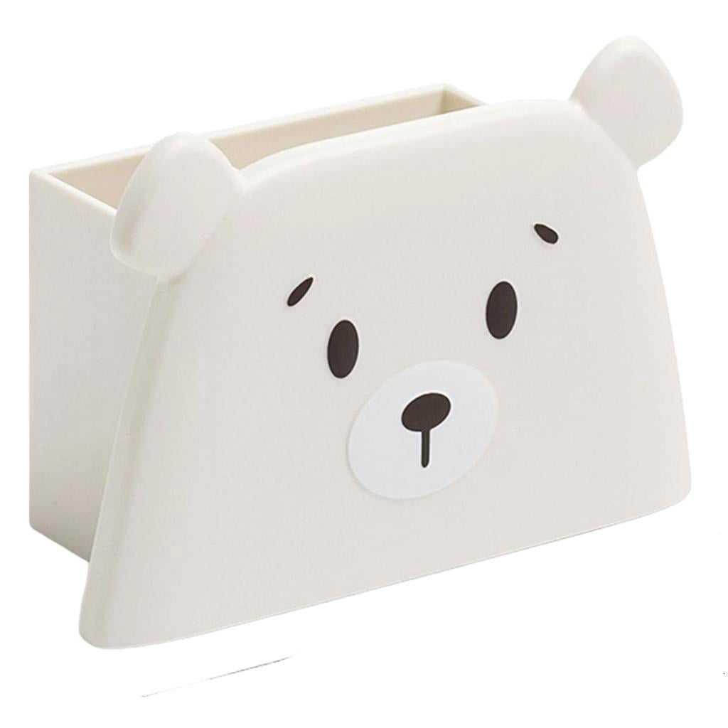 Creative Bear Writing Utensil Container Holds Over Pens Or Markers Makeup Tool Storage