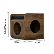 Creative Bedroom Nightstand Human Cat Sharing Side Table Cattery Stool Furniture Advanced Wooden Luxury Home Cat House Assembly