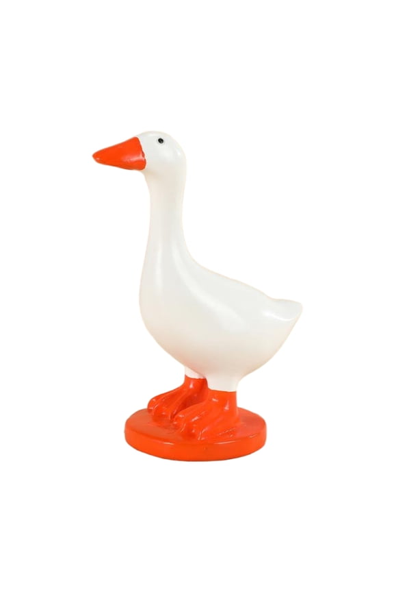 Creative Big Goose Keychain, Quirky Statue Key Pendant With 3D Design, Desktop Decoration For Bedroom, Car Key Accessory, Bag Charm, Housewarming Gift