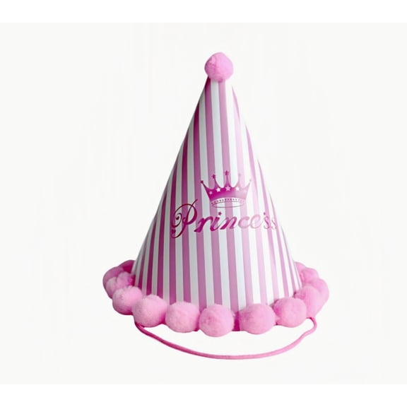 Creative Birthday Party Hats for Kids and Adults - 4 Pack Cartoon Cake Hats for Celebrations