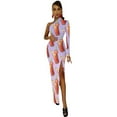 thumbnail image 1 of Creative Bloody Mary Cocktail Half Dleeve Split Dress Woman clothes, 1 of 7