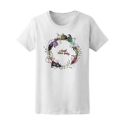 Creative Boho Style Good Vibes Tee Womens -Image by Shutterstock